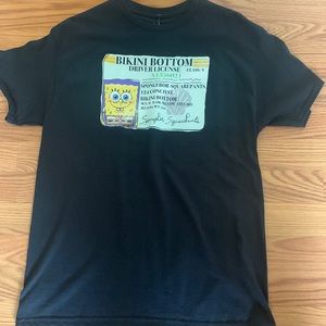SpongeBob SquarePants Drivers License T-shirt